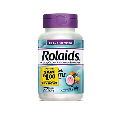 ROLAIDS ULTRA STR TABLET FRUIT 72CT