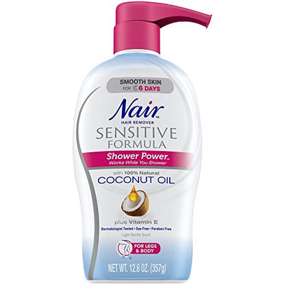 NAIR SHOWER CREAM COCONUT&VTE12