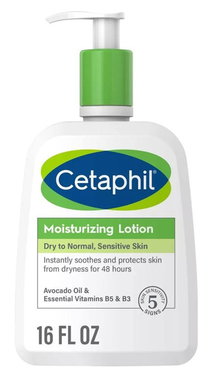 Cetaphil Moisturizing Lotion 16oz Pump Normal To Dry Skin