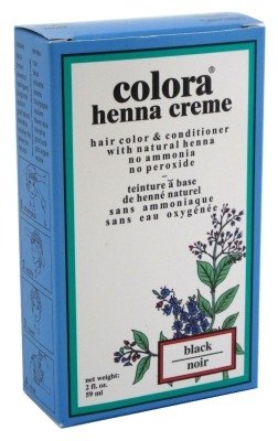 COLORA HENNA CREME BLACK    2OZ