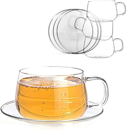 GLASS TRAD 12 CUP PAU&SRV BLK