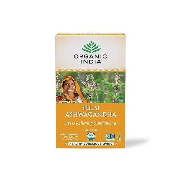100% Organic Tulsi Immune Breathe Tea; Cooling Cardamom