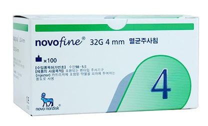 NOVOFINE PLUS 32G X 4MM NDL 100