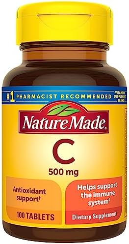 VIT C 500MG TABLET 100CT NAT MADE