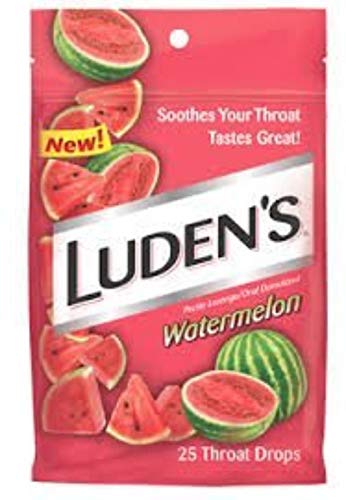 LUDENS BAG WATERMELON DROPS 25CT