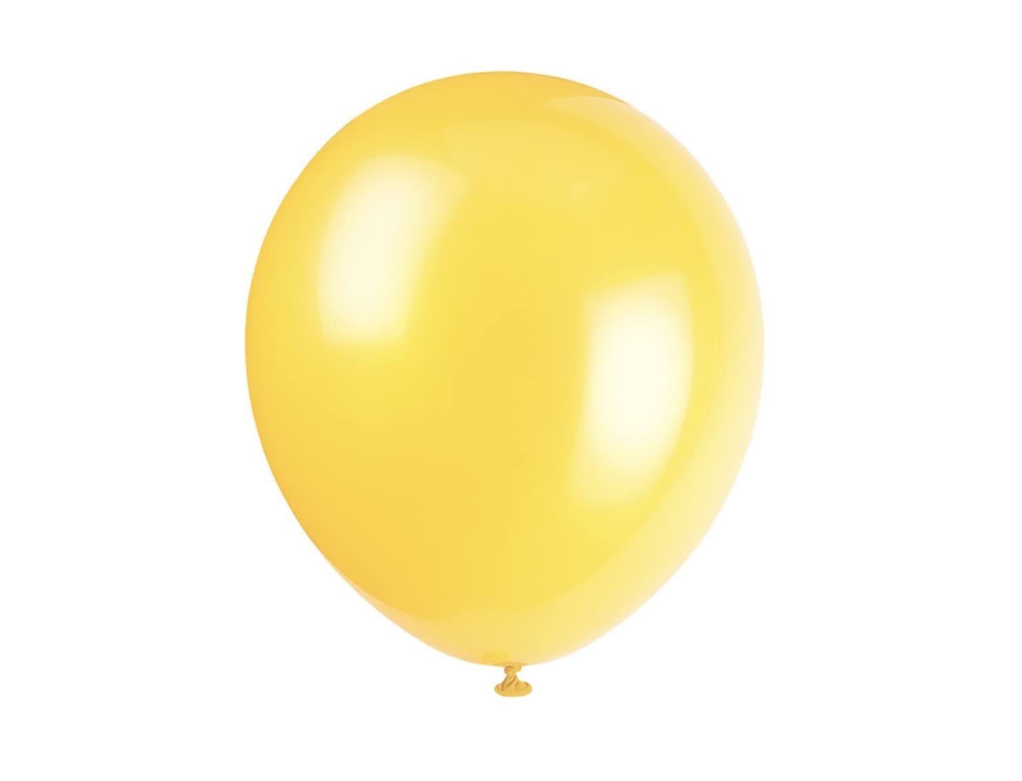 Unique Sunburst Yellow 9" Latex Balloons, 20 count