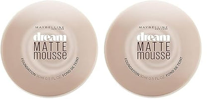 MAYBELLINE New York Dream Matte Mousse Foundation Makeup, Classic Ivory, 0.64 oz