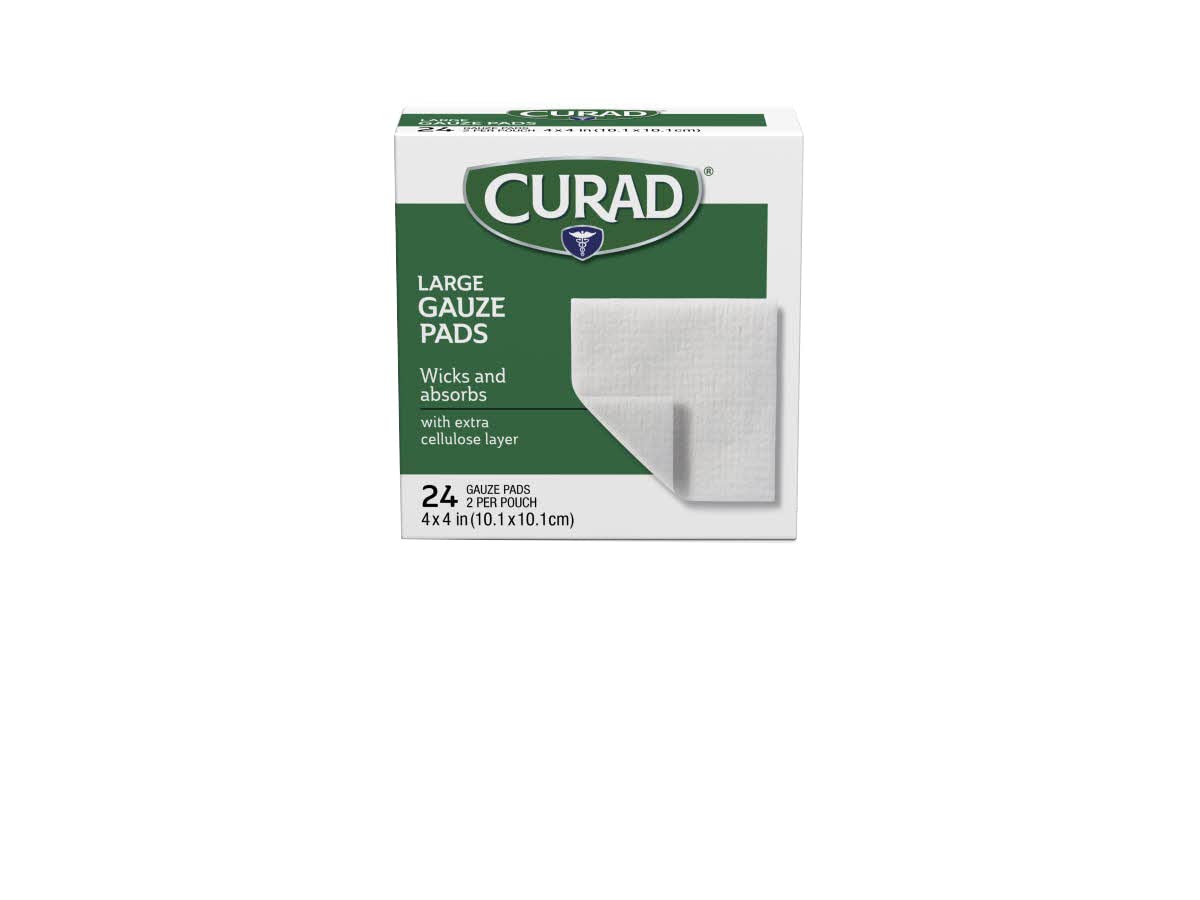CURAD AVANT GAUZE PA 24 4X4N STR