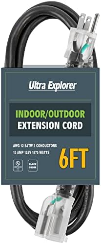 CATFISH EXT CORD 6-OUT 12FT WT