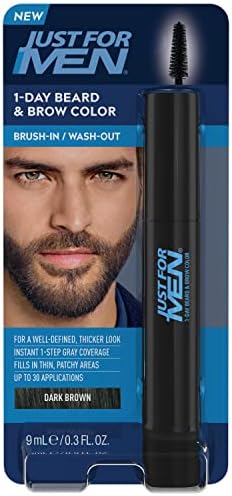 JUST FOR MEN BEARD&BROW BLK H/C 3X0.3OZ
