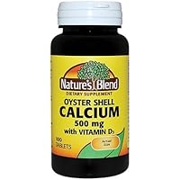 CALCIUM OYST+D 500MG TAB 100CT NAT BLEND