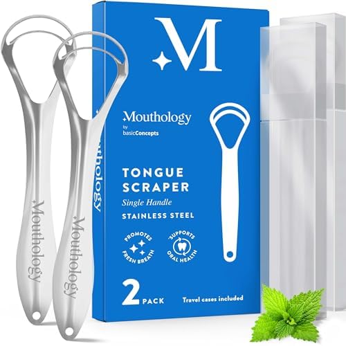 THE HUMBLE CO. TONGUE SCRAPER,STEEL