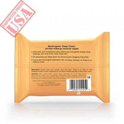 NEUTROGENA O/F CLEANS WIPE GRAPEFRT 25CT