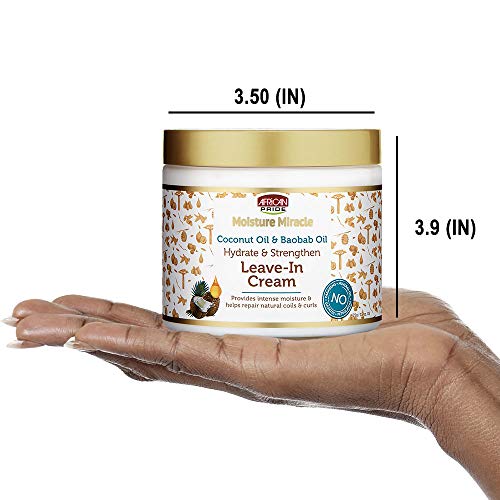 African Pride Leave-In Cream Coconut Oil & Baobab Oil 15oz