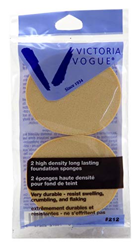 Victoria Vogue #255 Round Sponge 2 Count Foundation