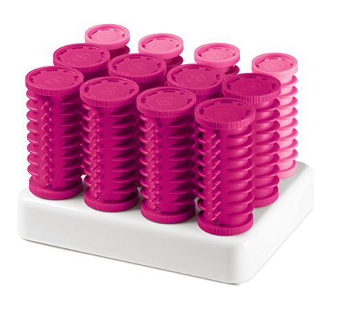 CONAIR Compact Double Ceramic Hot Rollers - 1/2", 3/4", 1", 20 count