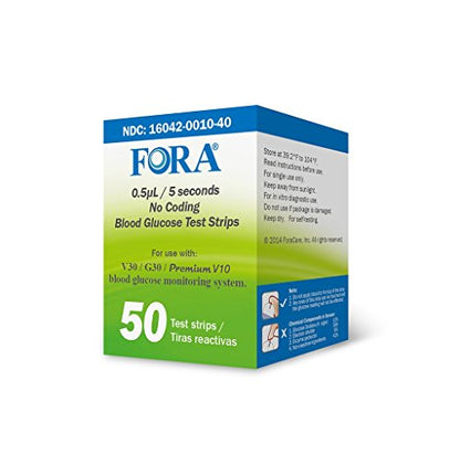 FORA V30/G30 TEST STRIP 50CT