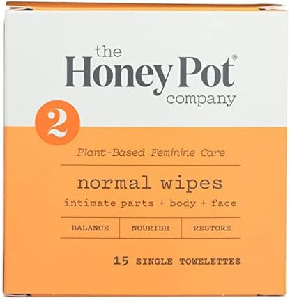 THE HONEY POT WIPES,INTIMATE,NORMAL