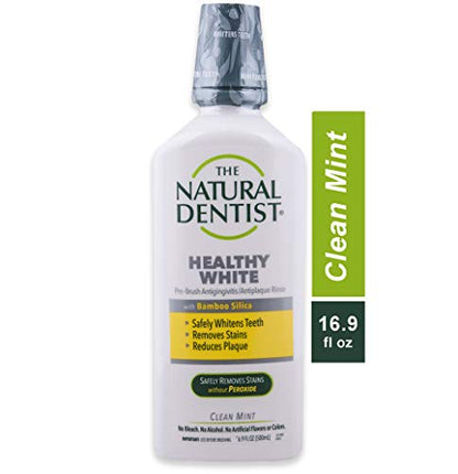 NATURAL DENTIST RINSE,PRE-BRSH,WHTNG,MINT