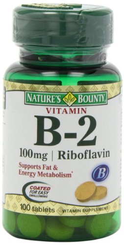 VIT B2 100MG TABLET 100CT NAT BOUNTY