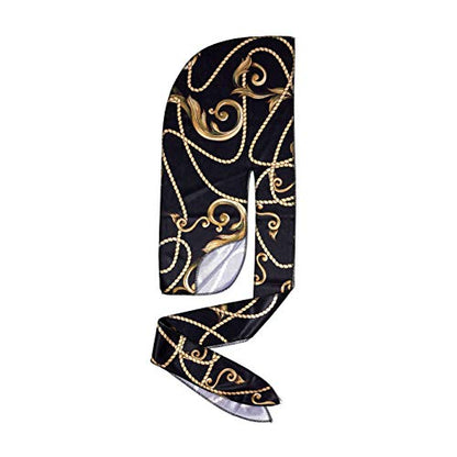 Kiss Red Durag Bow Wow Power Wave Xtrm Shine Silky Blk(6in)