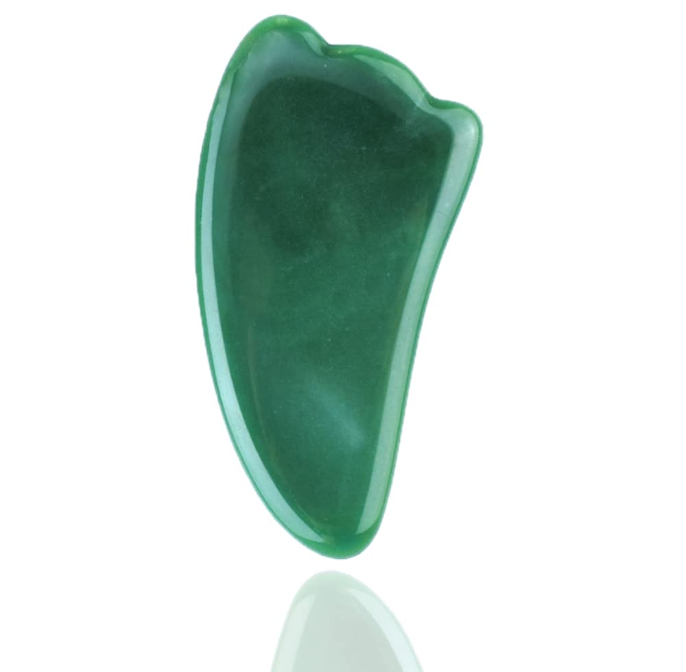 SJ Spa Jade Stone Gua Sha Facial Massage Tool