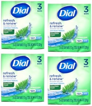 DIAL CLN/GNTL BR 0.10% 4OZ 3PK WH
