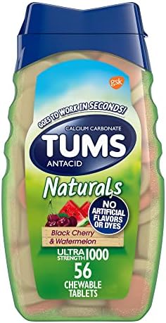 TUMS NATURALS BLKCHERRY WTRMLN 56CT
