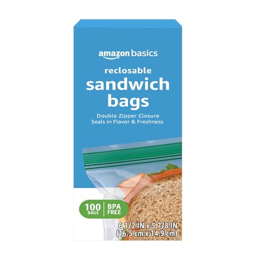 easy pack Reclosable Sandwich Bags, 50 count