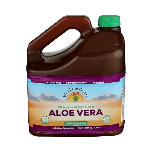 Organic Aloe Vera Juice; Whole Leaf