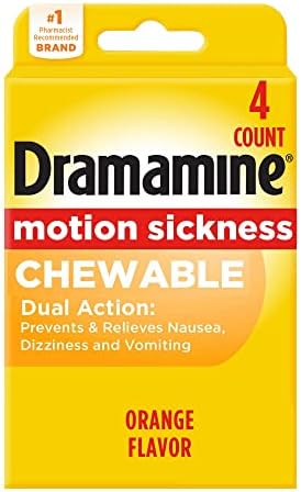 DRAMAMINE CHEW TAB ORANGE 8CT