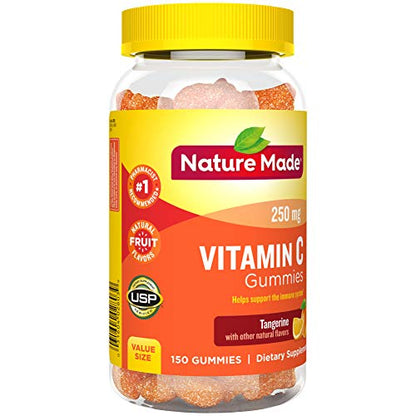 VIT C 250MG GUMMIE 80CT NAT MADE