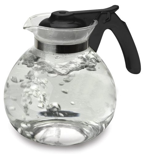 GLASS STOVETOP WHISTLE KETTLE