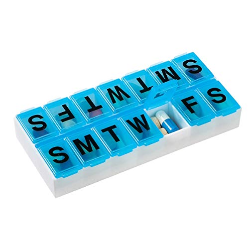 Ezy Dose Magnetic Bi-Fold Pill Organizer, Assorted