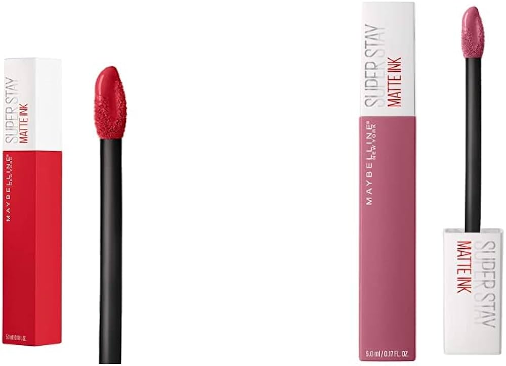 MAYBELLINE New York Super Stay Matte Ink Liquid Lipstick, 505 Entertainer, 0.17 oz