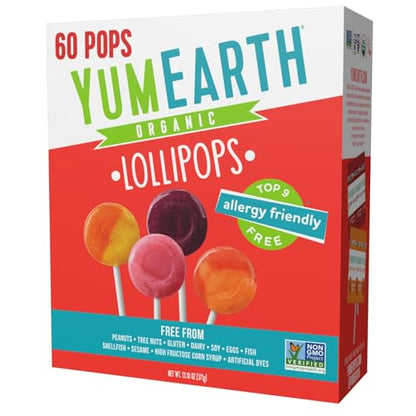 YUMEARTH LOLIPOP,OG2,FRUIT 4 FLAV