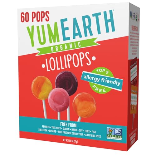 YUMEARTH LOLIPOP,OG2,FRUIT 4 FLAV