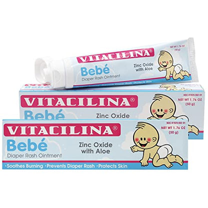 Vitacilina Bebe Diaper Rash Ointment 1.76oz