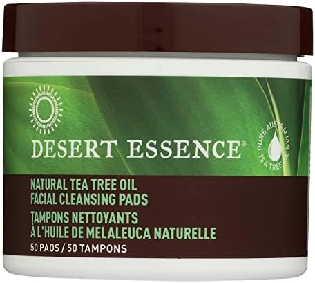 DESERT ESSENCE CLEANSING PADS,TEA TREE