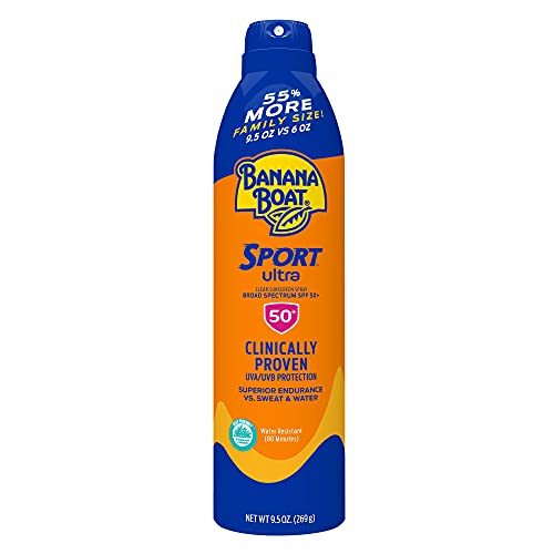 Banana Boat Spf#50+ Sport Ultra Spray Family Size 9.5oz