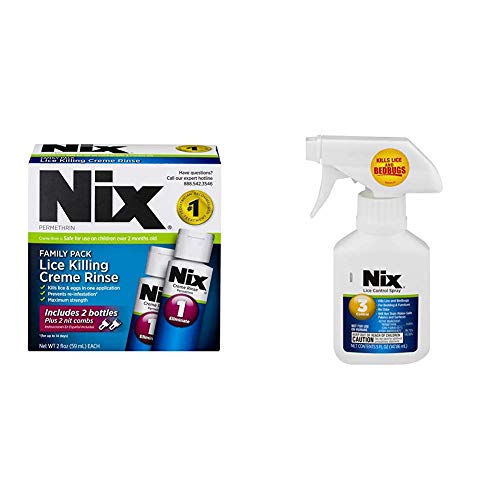 NIX CREAM RINSE 1% FAMILY PACK 2X59ML