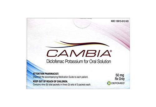 CAMBIA PK 50MG 3X3UD POWDER