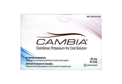 CAMBIA PK 50MG 3X3UD POWDER