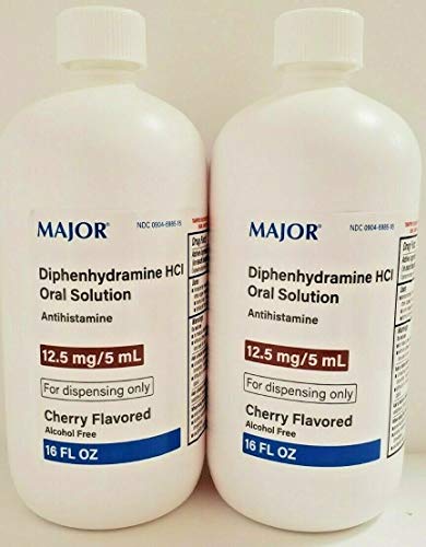 DIPHENHYDRAMINE HCL 12.5MG-5ML LIQ 118ML