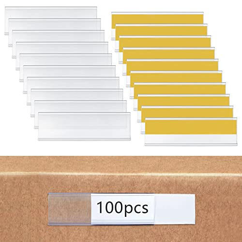 LABEL HOLDER 57" CLEAR DS