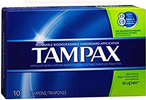 TAMPAX FLUSHABLE SUPER 20CT