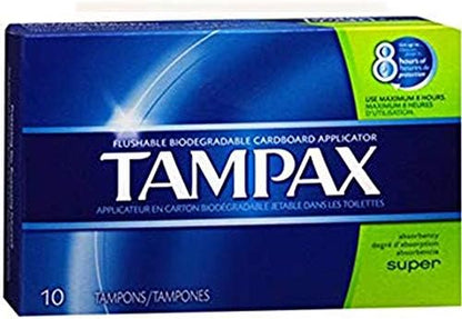TAMPAX FLUSHABLE SUPER 20CT