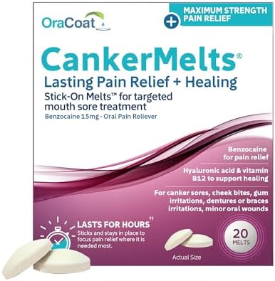 ORACOAT CANKERMELTS TB 15MG 20EA
