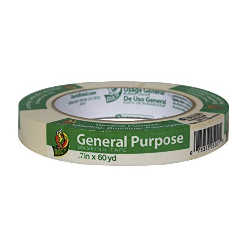 DUCK General Purpose Masking Tape - Beige, 1.88" x 60 yds