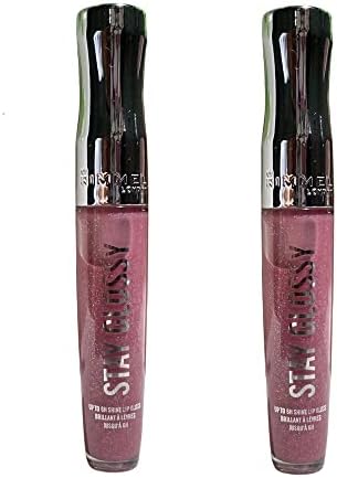 Rimmel Stay Glossy Lip Gloss in 160 Stay My Rose